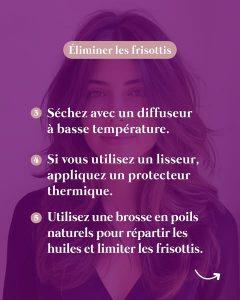Conseils Cheveux. Séchez avec un diffuseur basse température